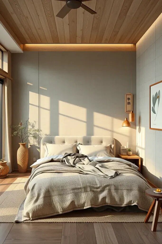 Upholstered Headboards with Soft Texture