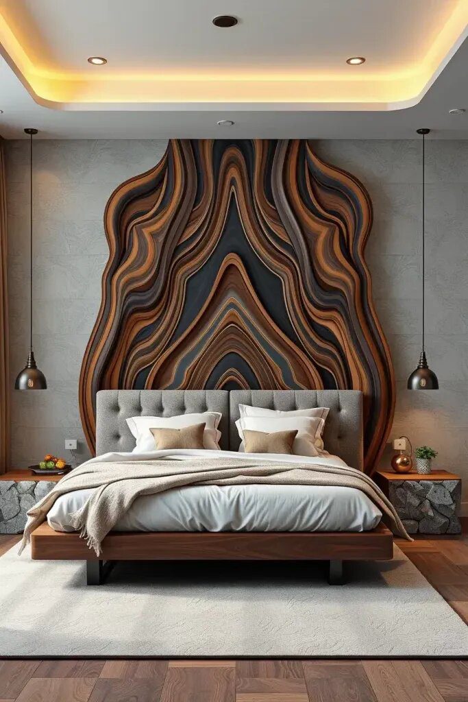 Statement Headboards as the Room's Focal Point