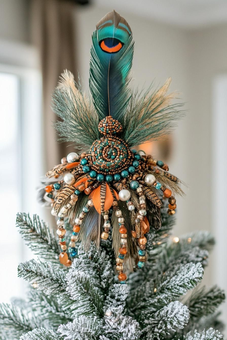 17. Boho Christmas Tree Topper Ideas - photo 2