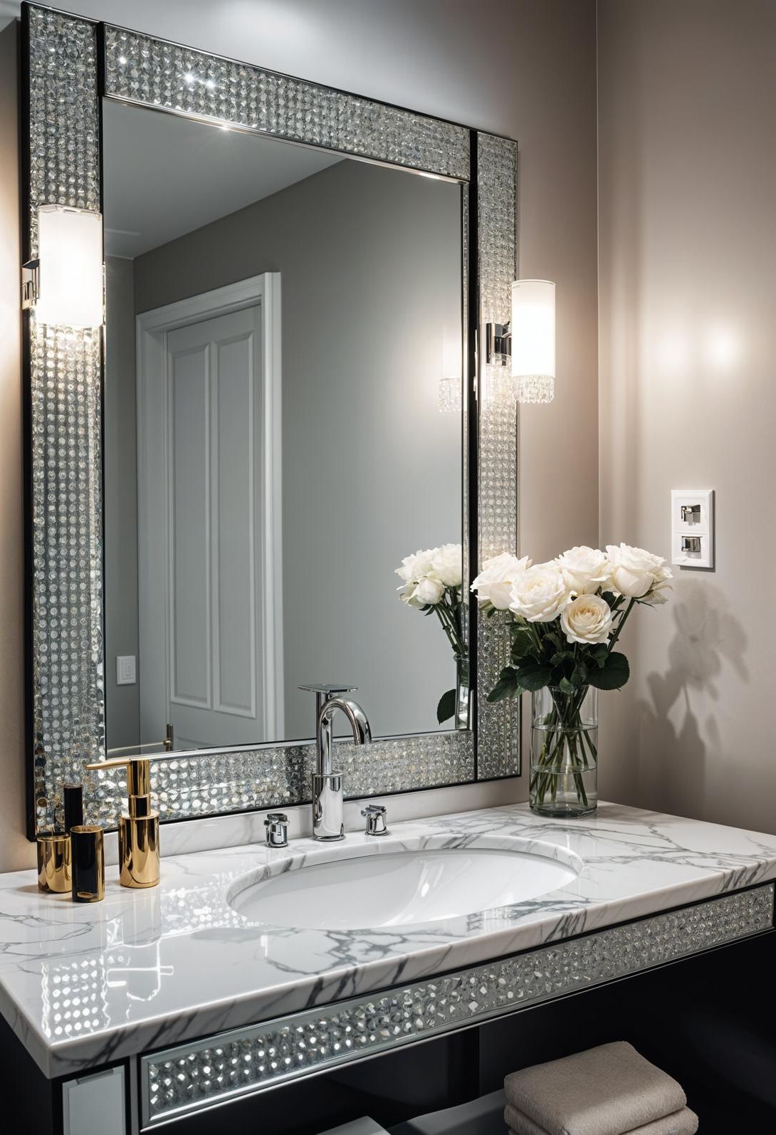 9. Mirrored Vanity for a Glamorous Look - photo 2