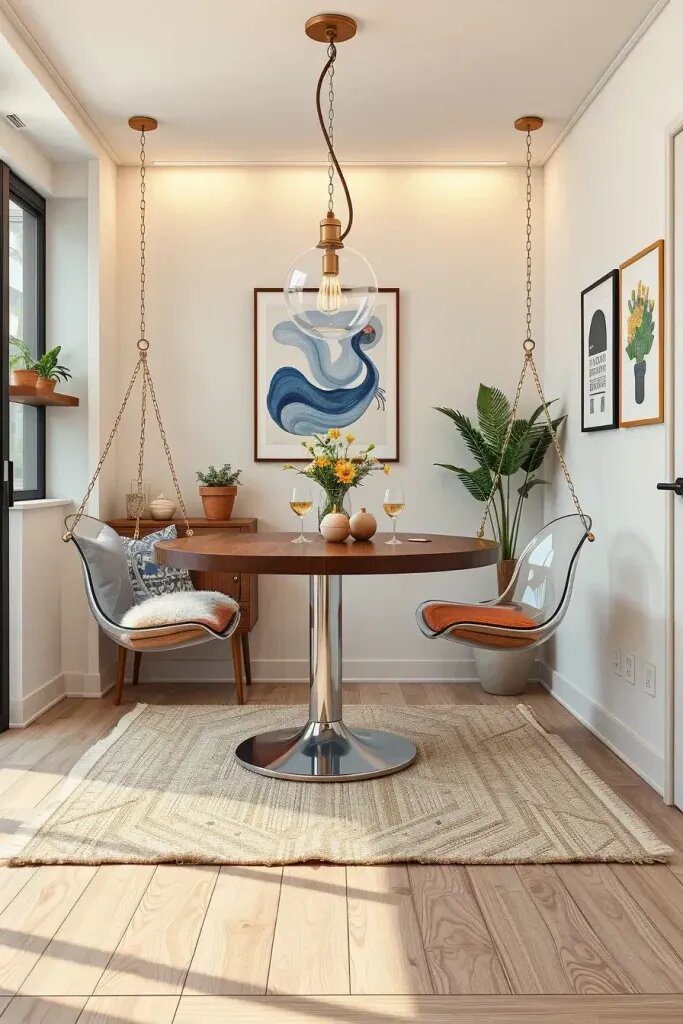 Hanging Chairs as an Unusual Seating Option