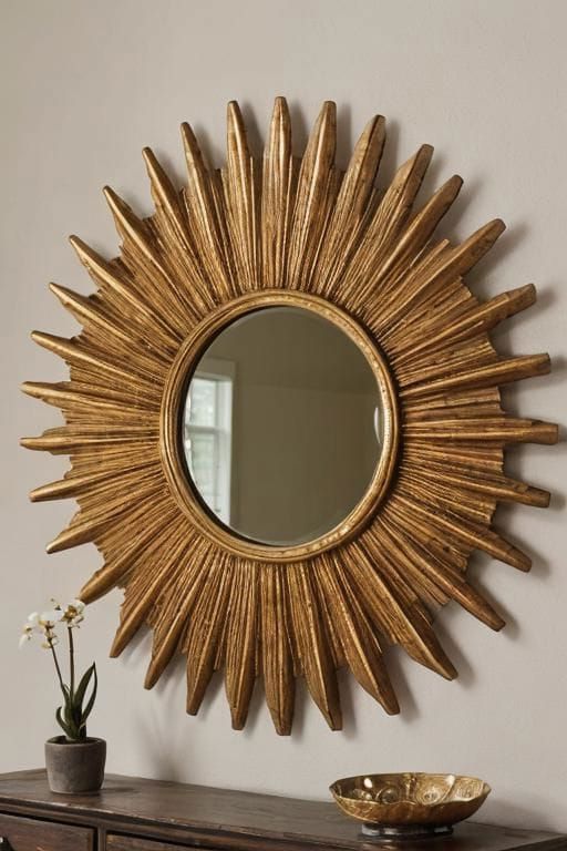 7. Sunburst Mirror Wall Accent - photo 3