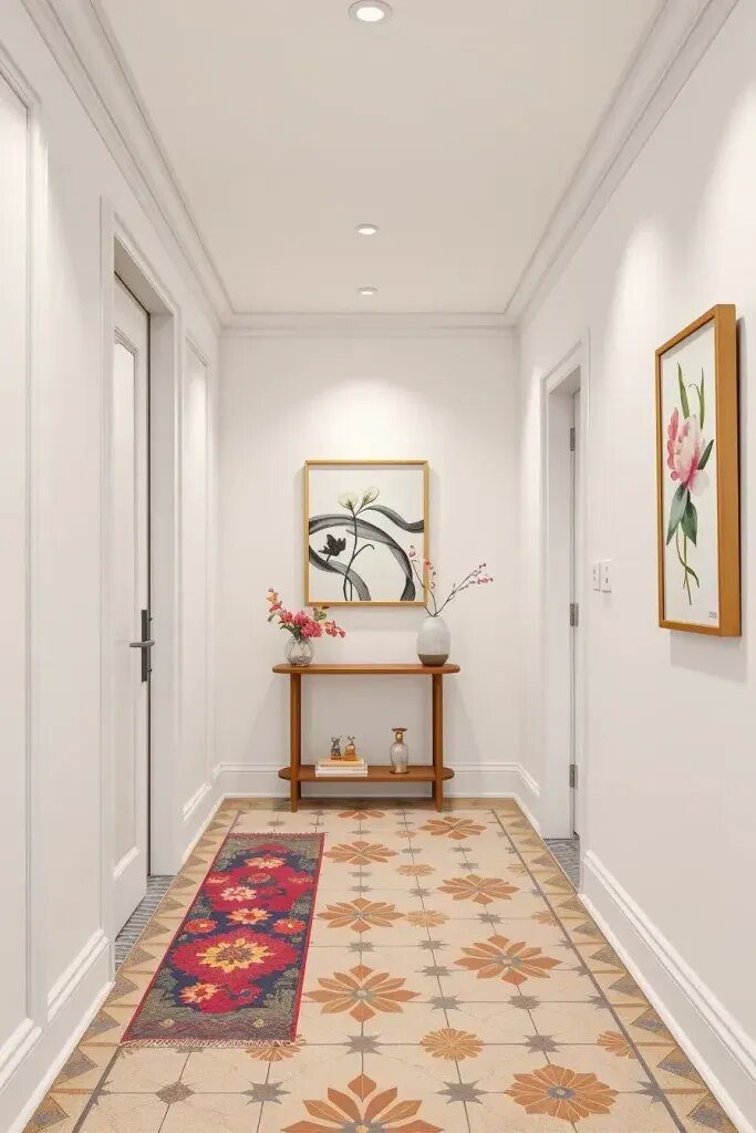 Bold Flooring Ideas That Make a Hallway Pop