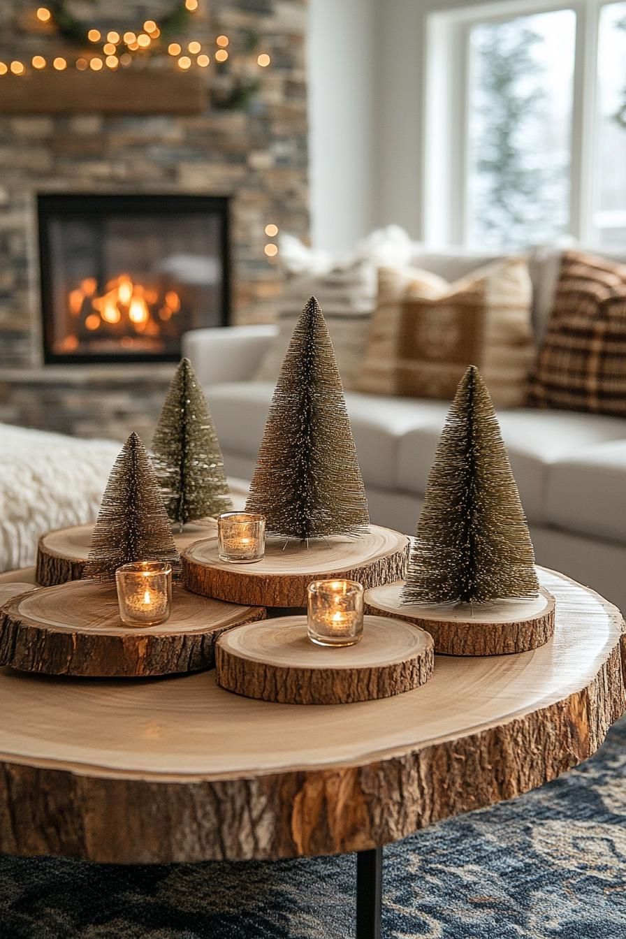 12. Christmas Tree Wood Slice Chargers - photo 2
