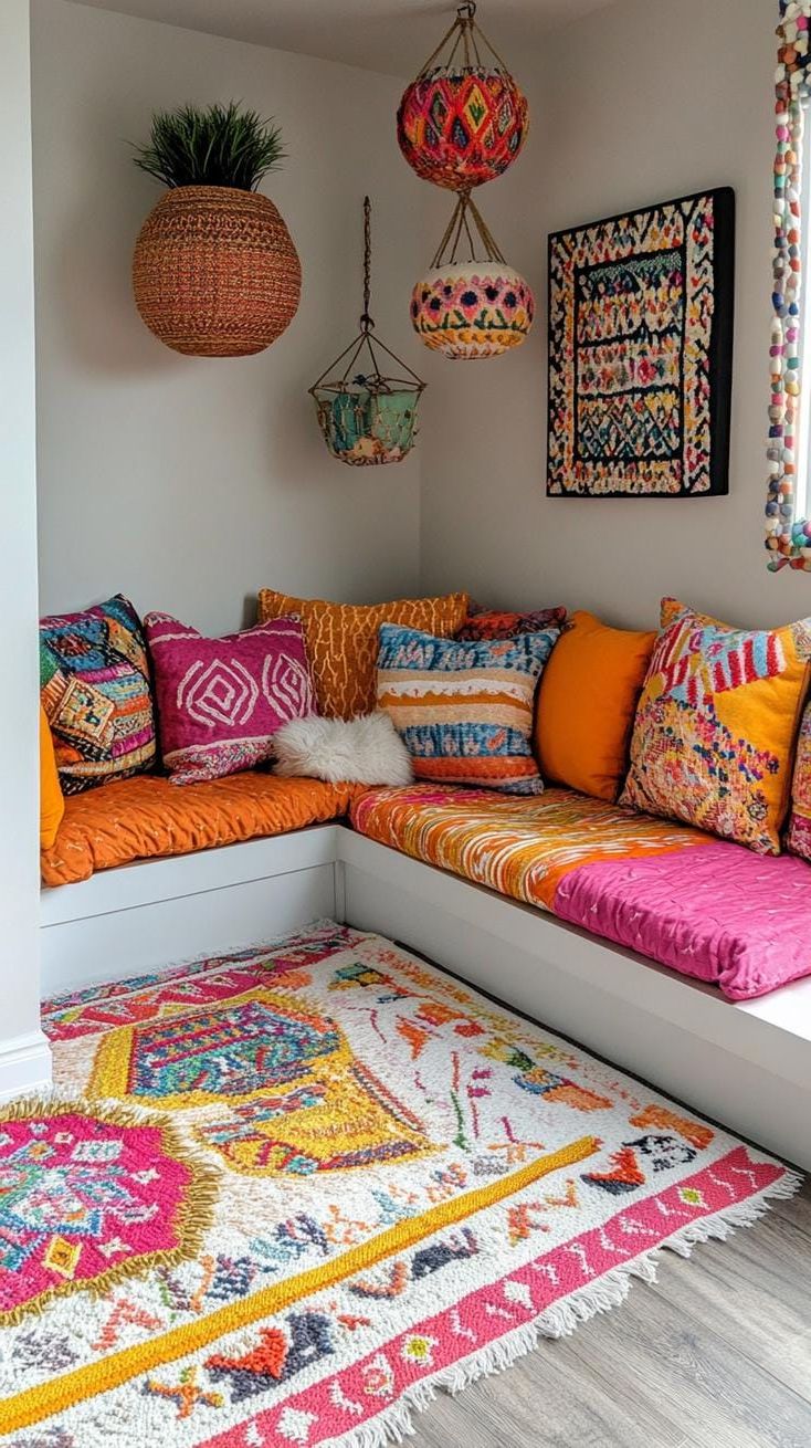 5. Floor Cushions Seating Corner - photo 2