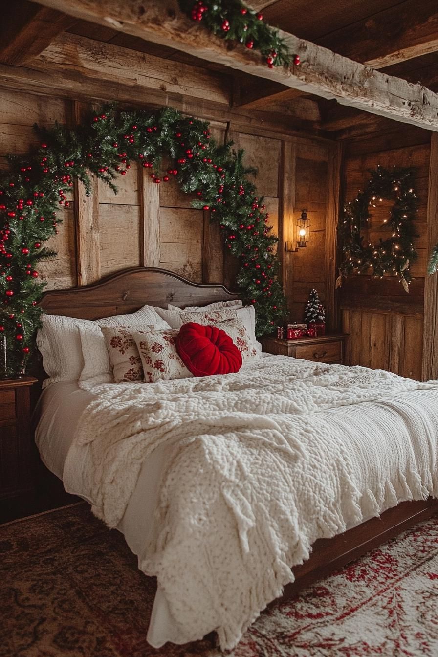 5. Festive Bedroom Garland Decor - photo 2
