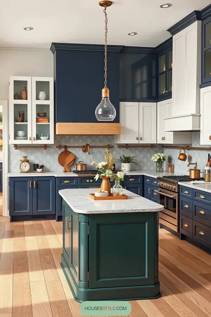 Two-Tone Cabinet Designs For Depth And Contrast