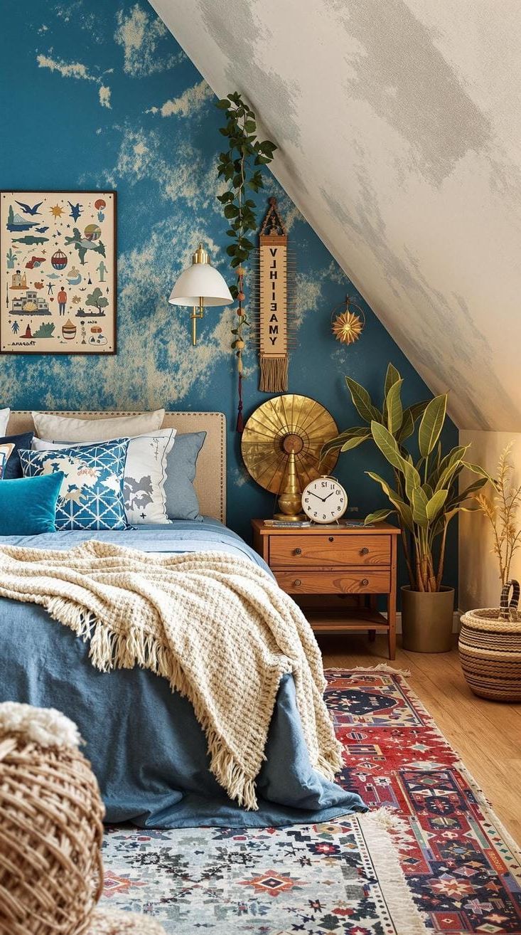 18. Whimsical Wanderer Bedroom Paradise