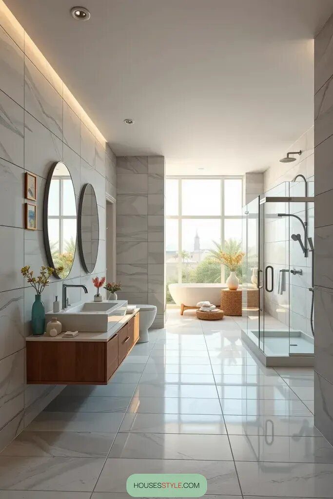 Open Up the Room with Glass and Airy Layouts
