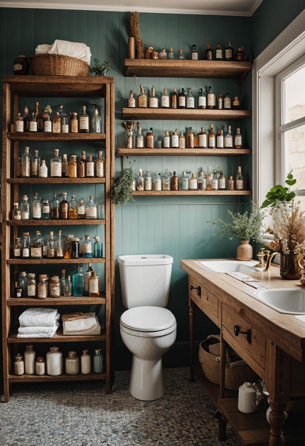 23. Displaying Vintage Bath Storage Pieces - photo 2