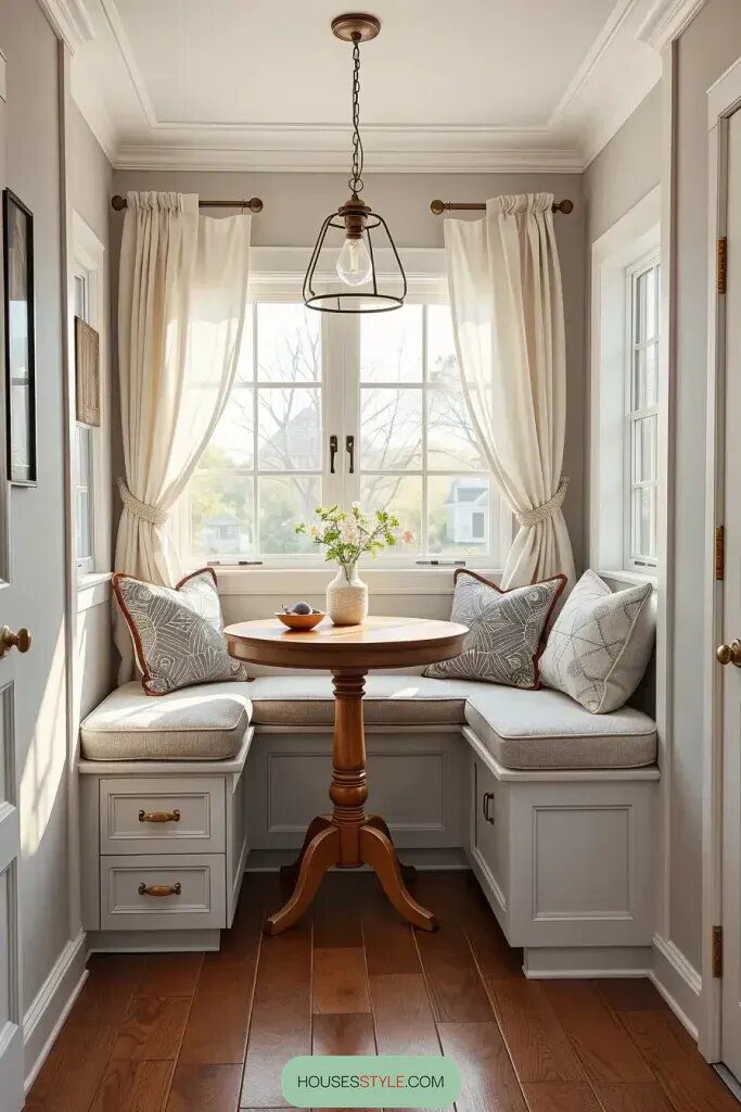 Window Seat Dining With Hidden Storage Underneath - photo 2