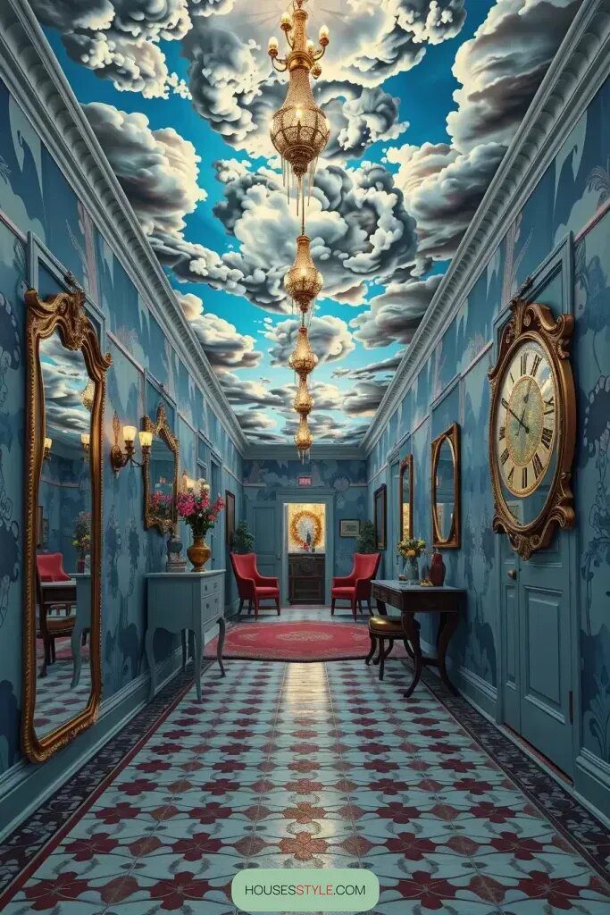 Surrealist Touches in Hallway Design