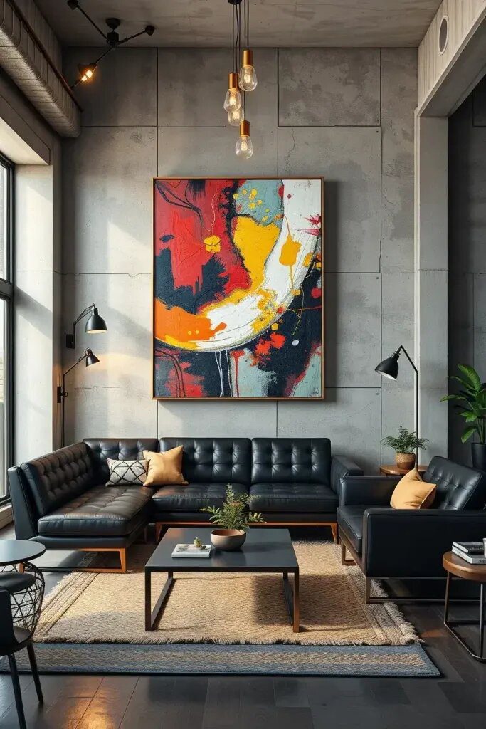 Abstract Acrylic Wall Art Tutorial