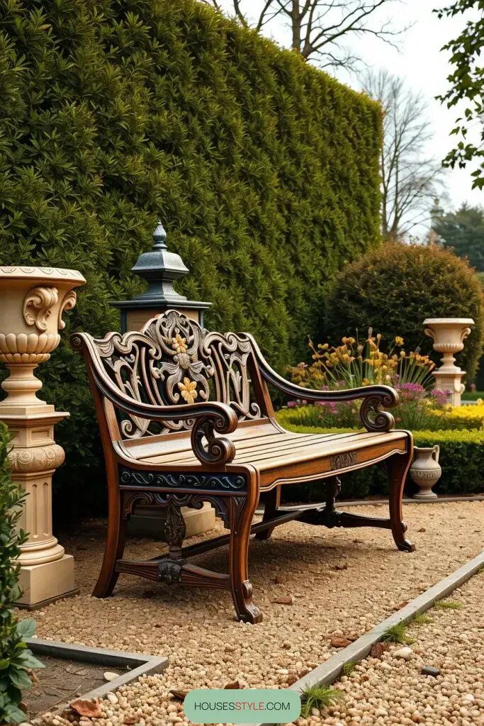 Bronze Arm Benches for Architectural Style - photo 2