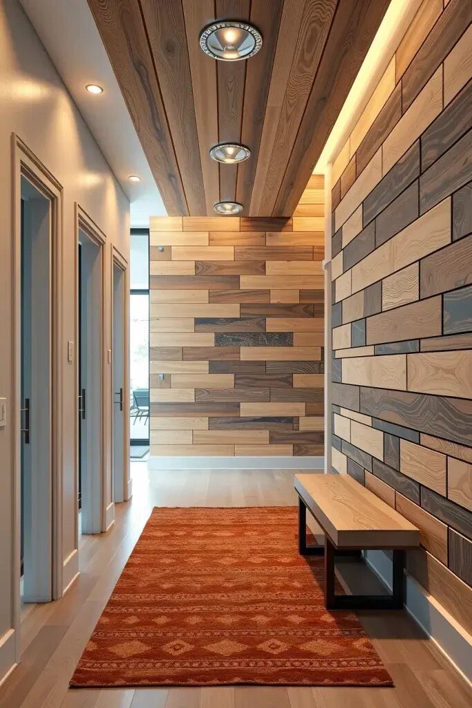 Layered Timber Panels for Added Dimension