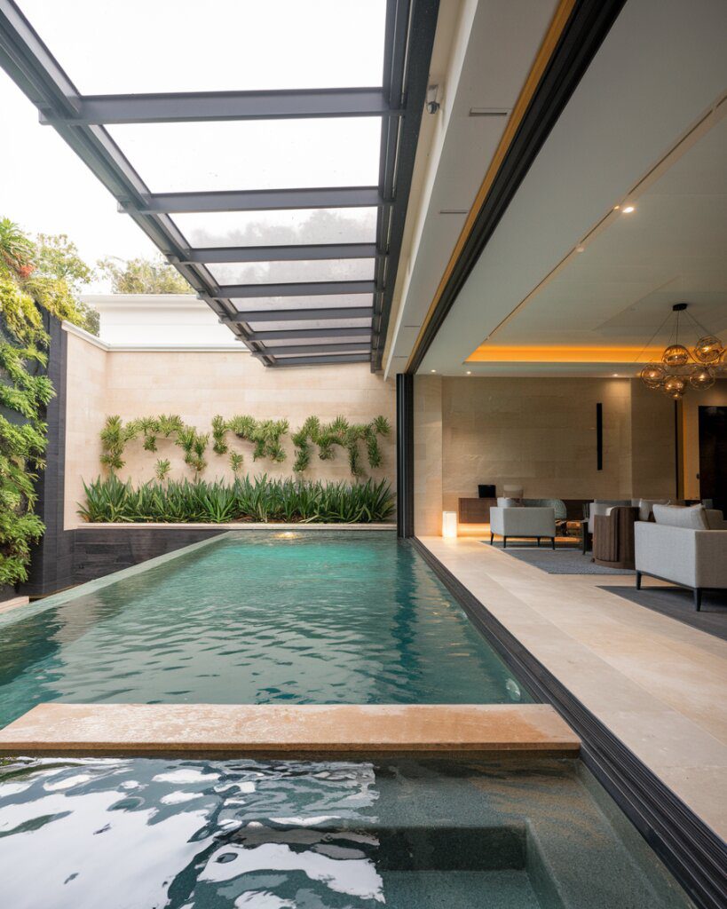 1. Blending Indoor and Outdoor Pools