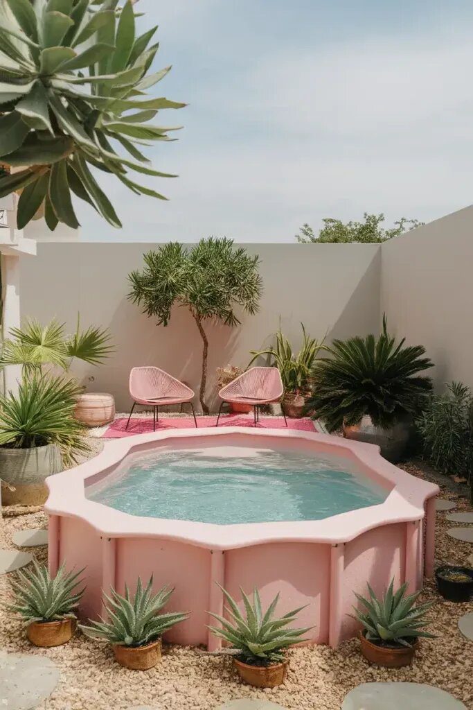 Coordinate Pool Colors With Your Yard
