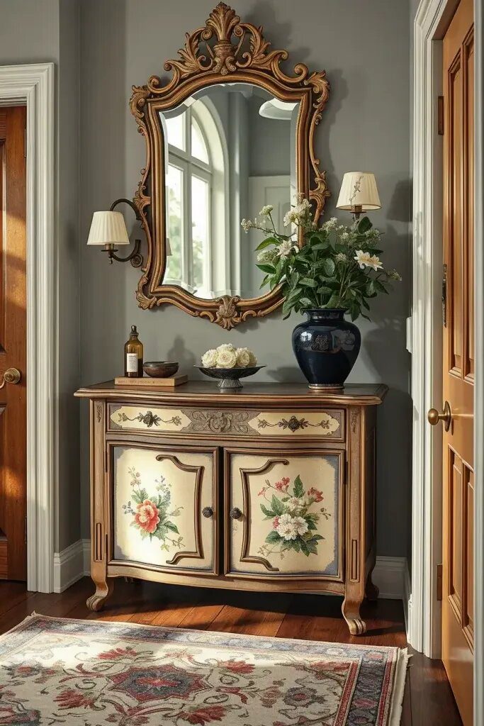 Vintage-Inspired Entryway Accents with a Painted Twist - photo 2