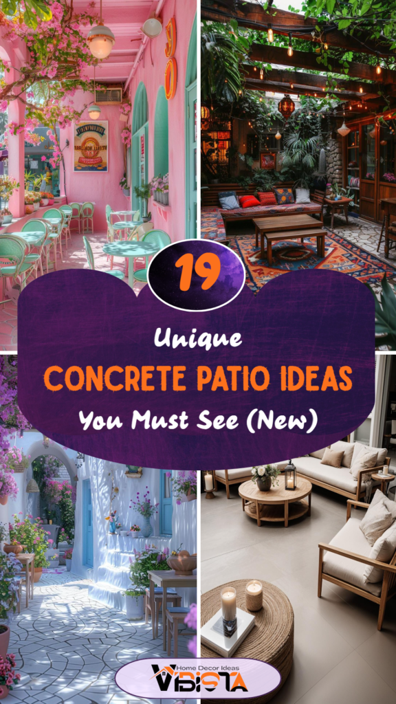 19 Unique Concrete Patio Ideas You Must See (New)