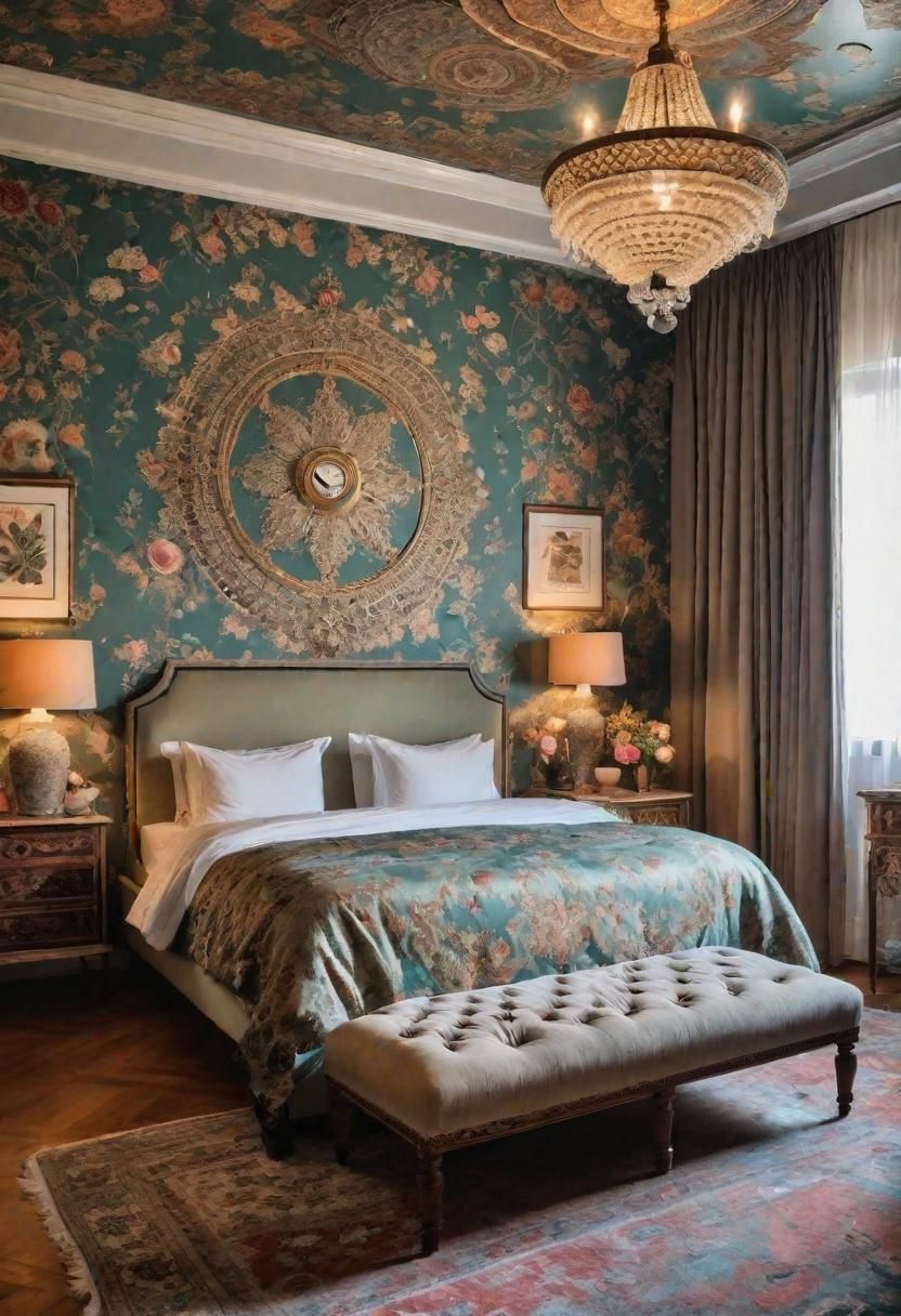 3. Retro-Style Vintage Wallpaper Wall - photo 2