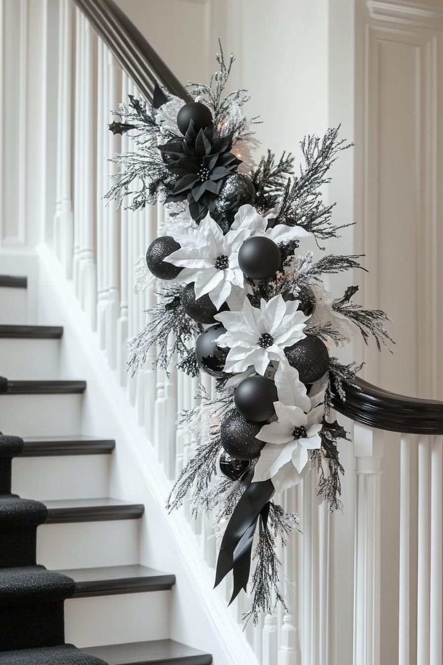 19. Elegant Black and White Garlands - photo 2