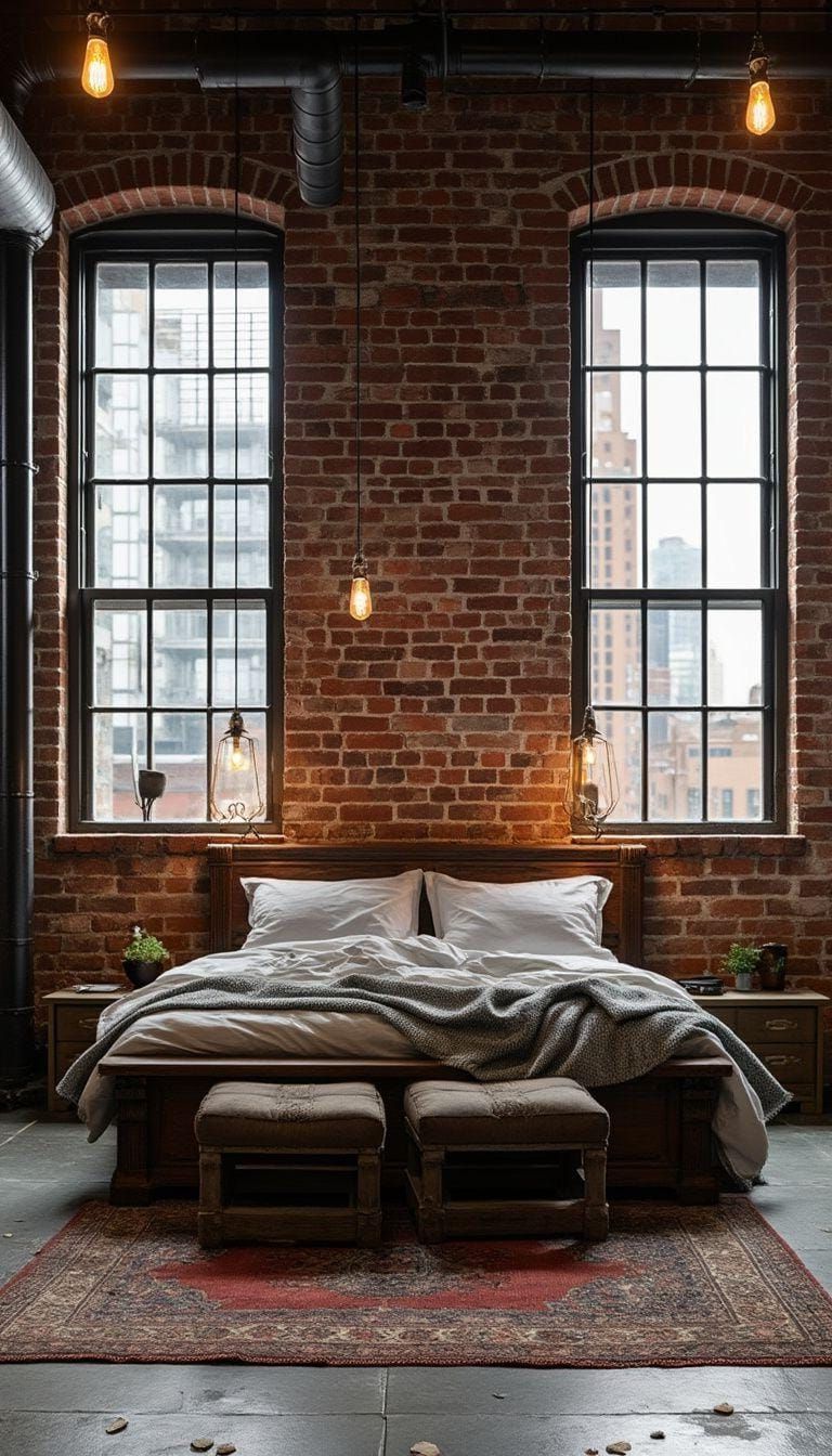 2. Vintage Loft Design Inspiration