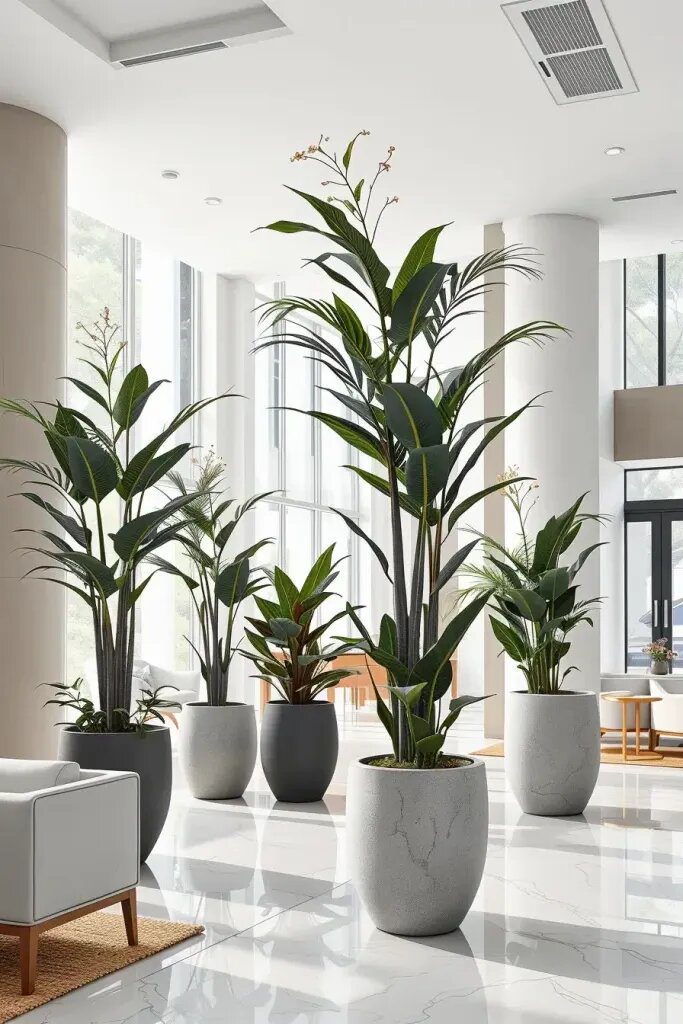Styling Lobbies with Planters and Simple Greenery - photo 3
