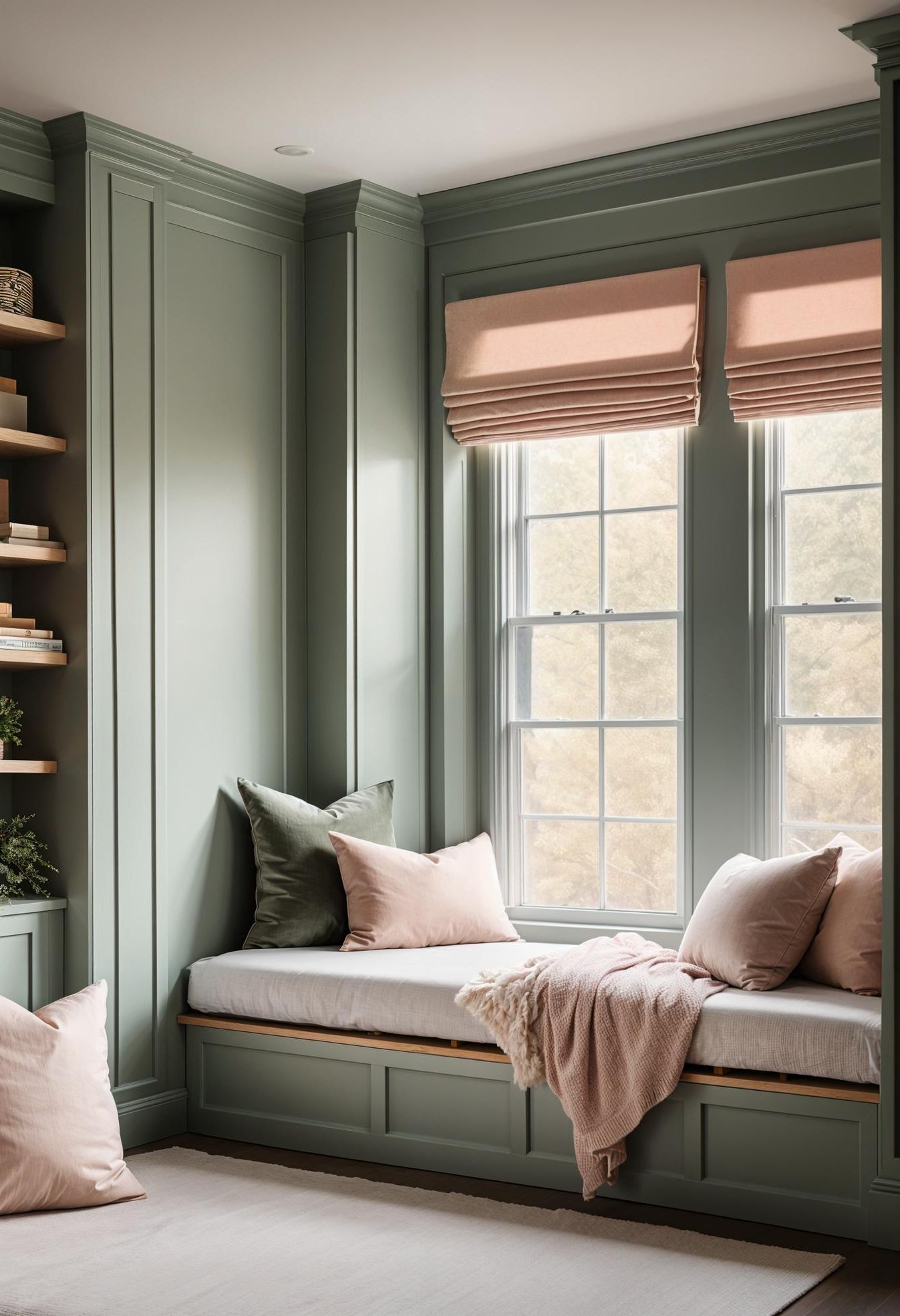 14. Cozy Pillow Combinations in Sage and Blush - photo 2