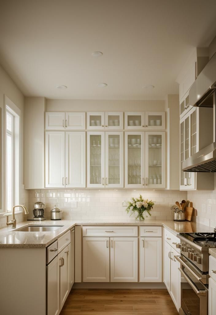 3. Illuminated Glass-Front Cabinets - photo 2
