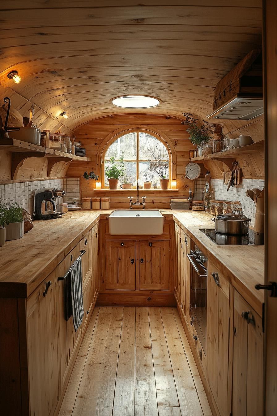 18. Warm Up Apartments with Butcher Block - photo 2