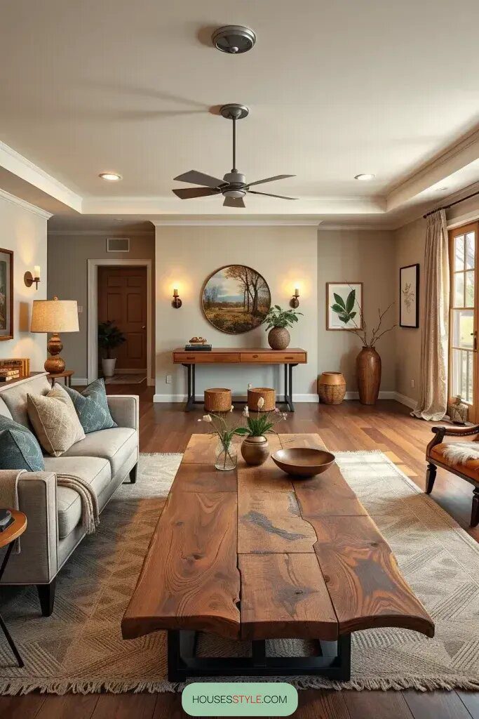 Steps to Nail the Modern Rustic Living Room Style