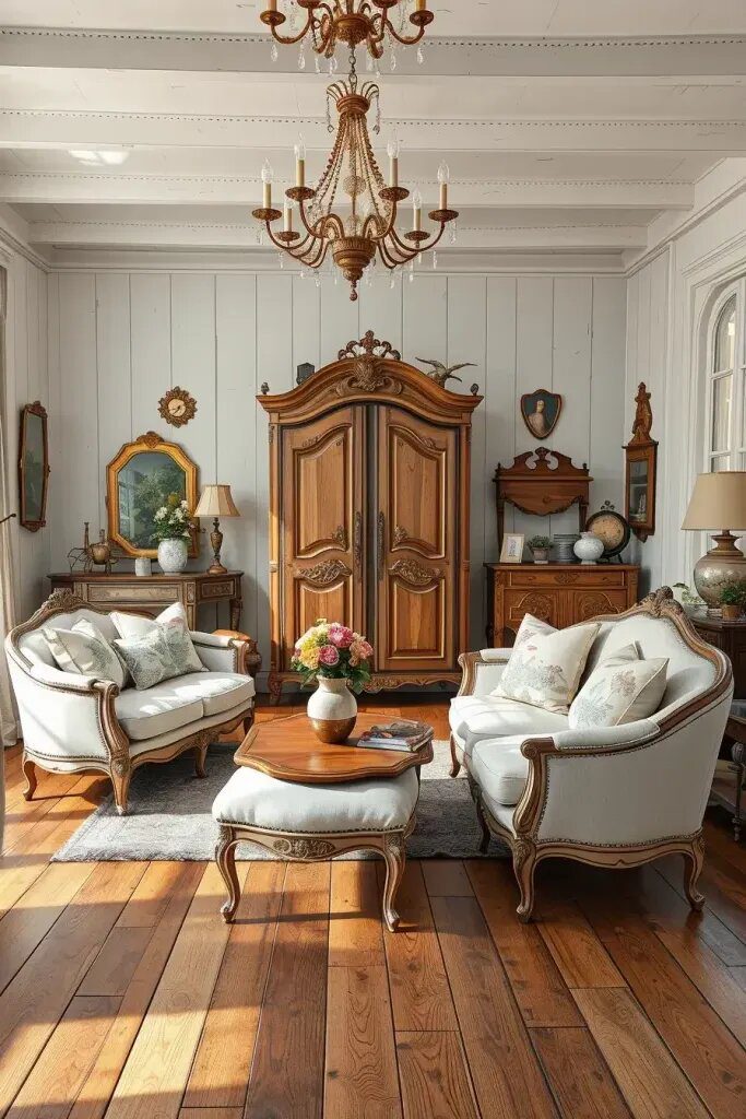 French Country Style With Vintage Touches