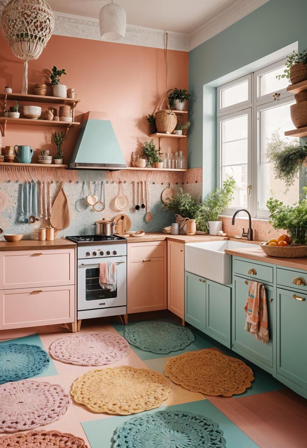 4. Rainbow Boho Kitchen Ideas - photo 2