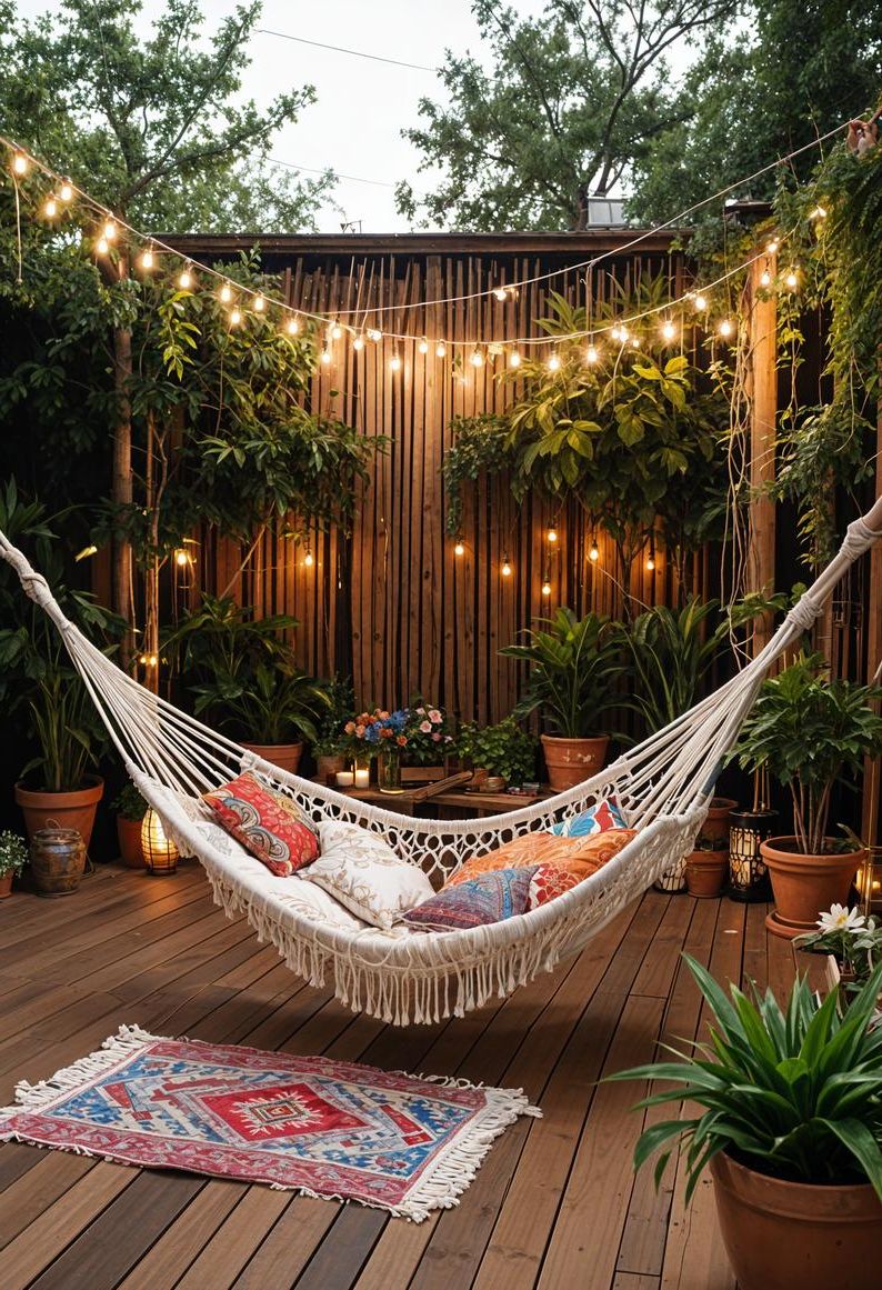 1. Boho Lounge Pool Deck Style - photo 2