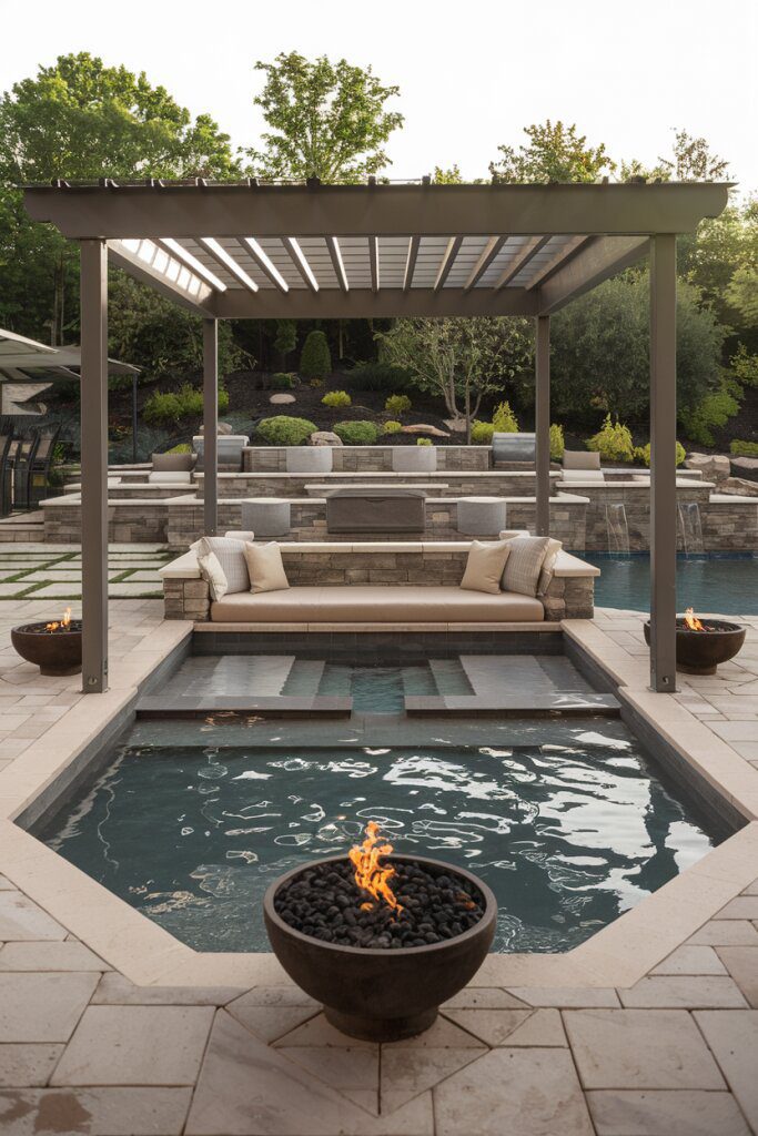 8. Resort-Style Pool with Sunken Lounge