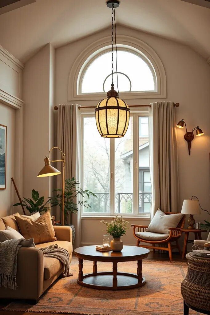 Choosing Lighting for a Japandi Living Room