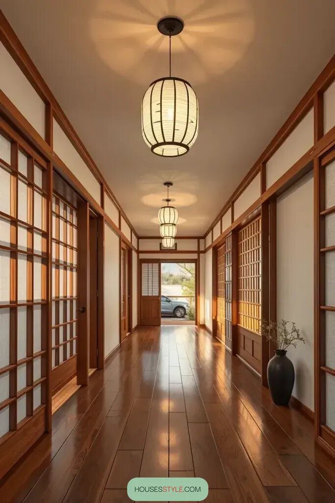 Japanese-Inspired Minimalist Hallway Designs - photo 2