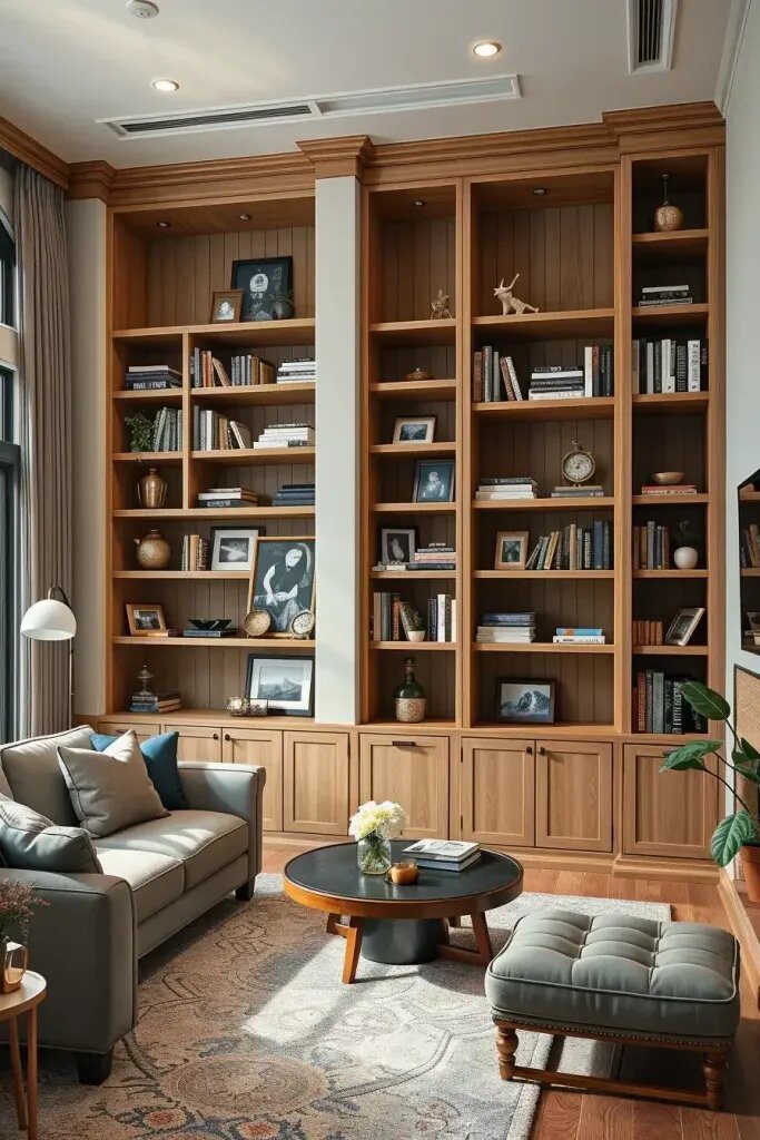 Chic Buffets with Shelves for Your Books