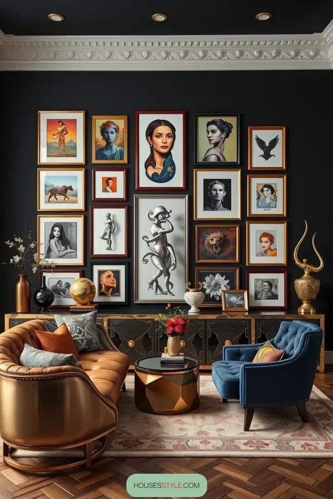 Experience The All-Encompassing Magic Of Maximalist Art Walls