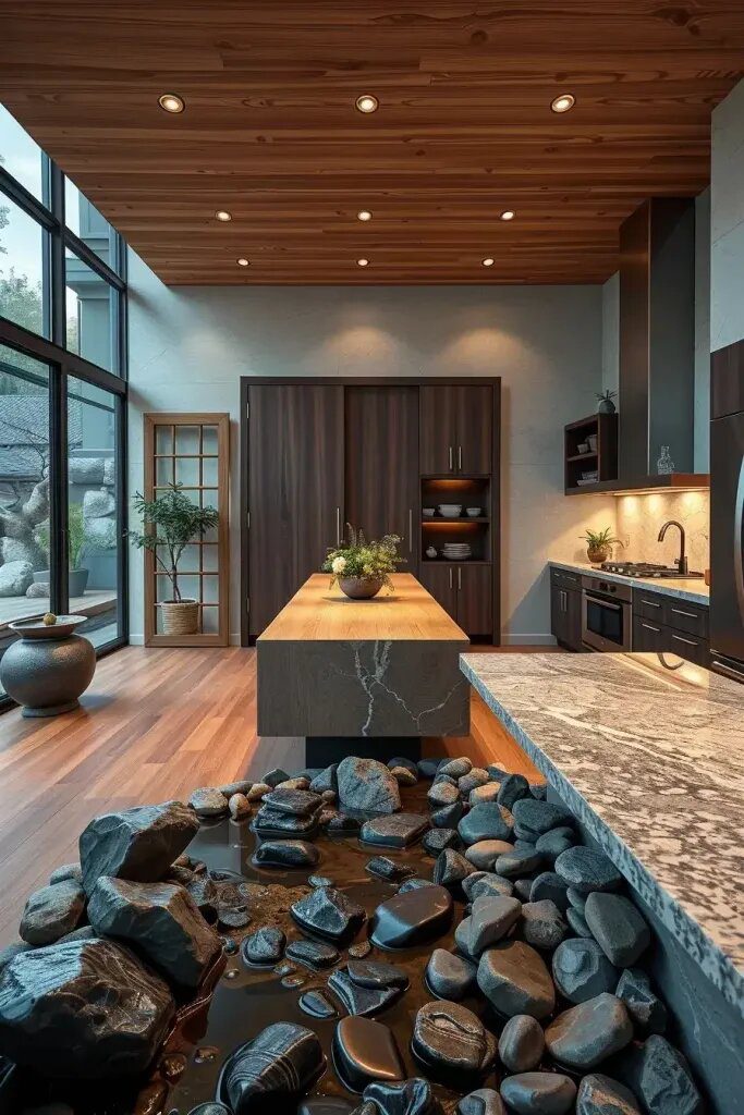 Experience Peaceful Zen Kitchens with Natural Stone and Sand Vibes - photo 2