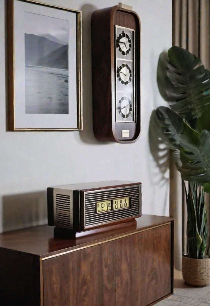 25. Retro Flip Clocks for Vintage Charm