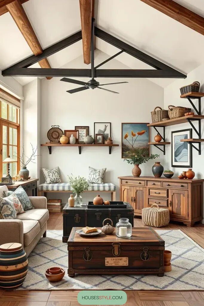 Smart Storage Solutions for Modern Rustic Rooms - photo 2