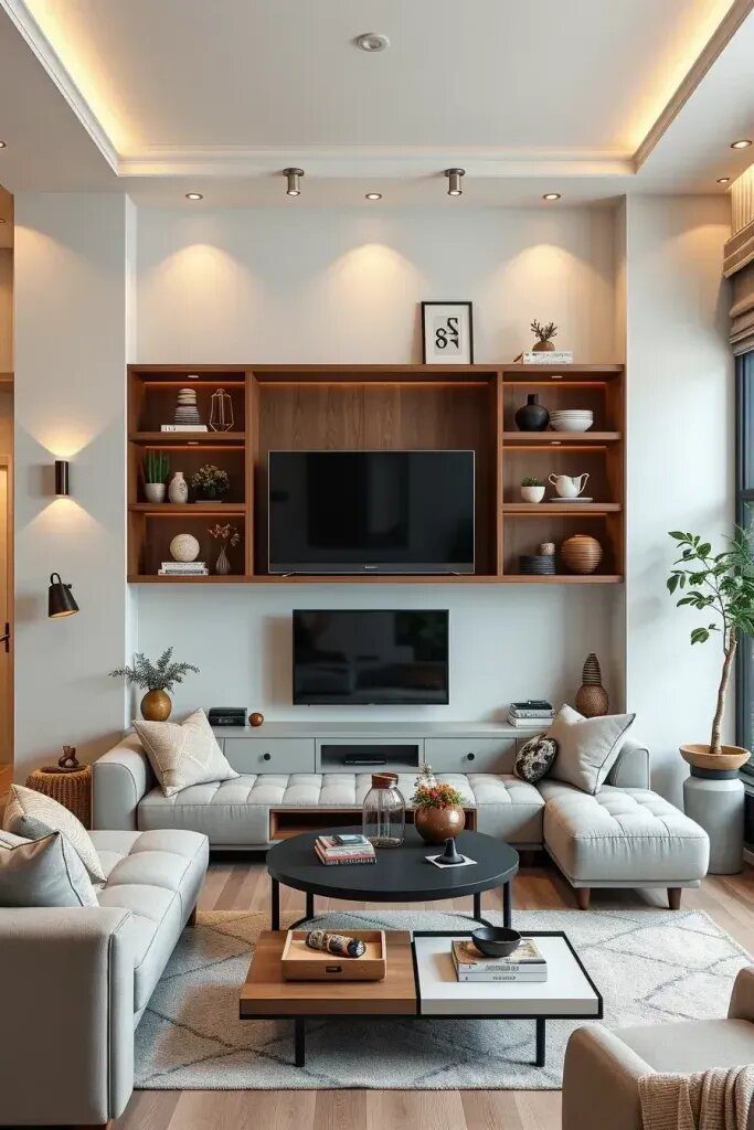 Stylish Floating Shelves For Extra Storage