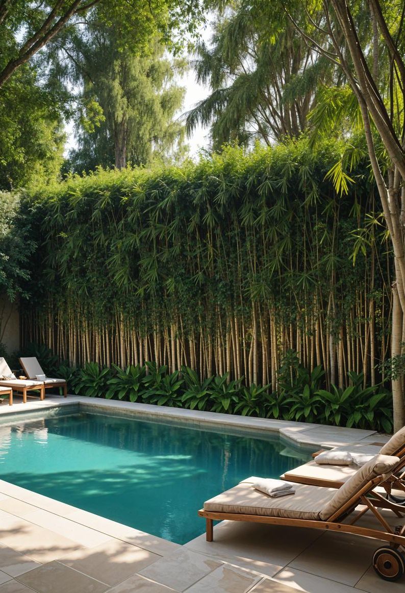 8. Natural Privacy with Bamboo and Vines - photo 2