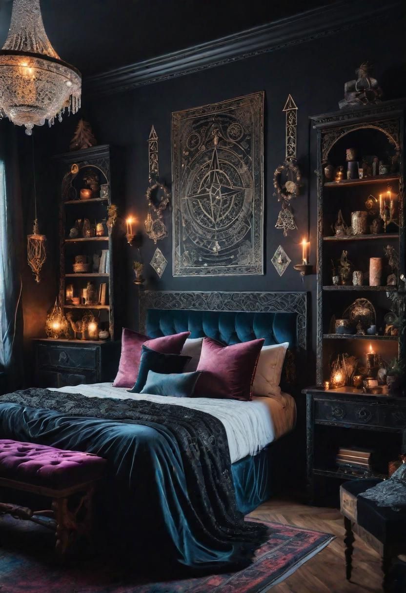 5. Ethereal Witchy Bedroom Style