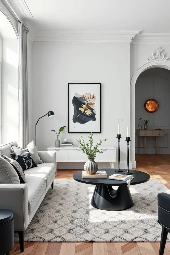 Adding Black Accents for Quiet Contrast