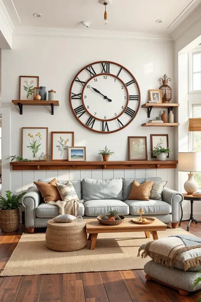 39. Add Oversized Clocks And Wall Art - photo 2