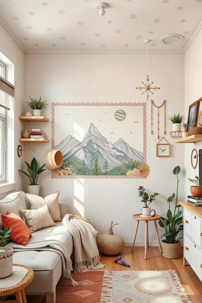 DIY Mural Ideas for Rental-Friendly Spaces - photo 3