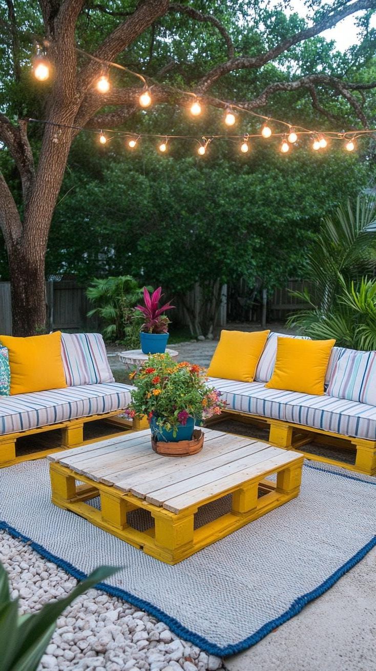 5. Pallet Wood Furniture for an Affordable Patio - photo 5