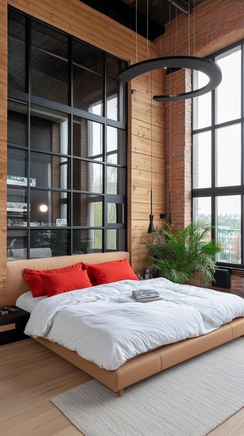 15. Sleek Glass-Partitioned Loft Design - photo 3